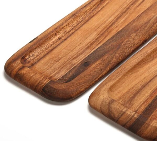 Log wooden tray dinner plate - Image 4