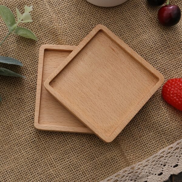 Wooden Coaster Creative Japanese Tea Ceremony Tea Cup Holder - Image 8
