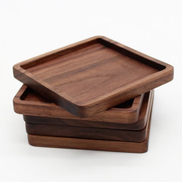 Wooden Coaster Creative Japanese Tea Ceremony Tea Cup Holder - Image 4