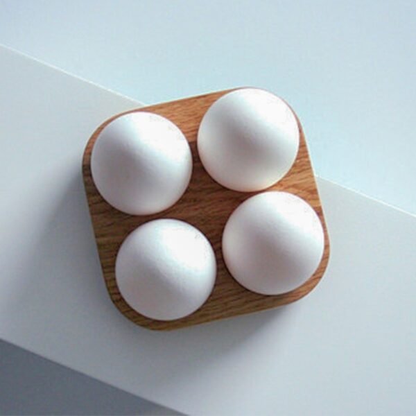 Commercial Desktop Wooden Fender Bracket Shatterproof Egg Tray - Image 5