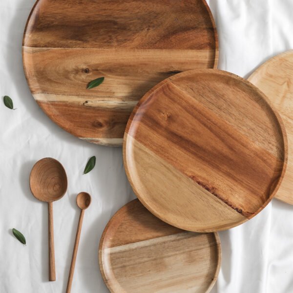 Japanese style wooden tray household tray - Image 3