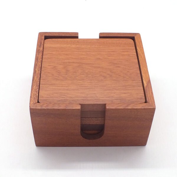 Kitchen Wooden Heat Insulation Coaster Non-slip - Image 3