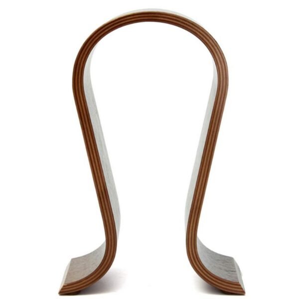 Curved wooden headphone rack - Image 6