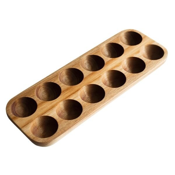 Commercial Desktop Wooden Fender Bracket Shatterproof Egg Tray - Image 7