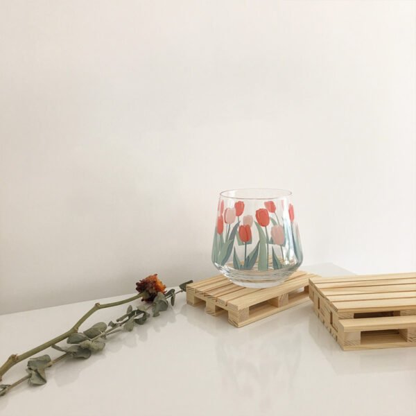 Ins Log Coaster Creative Insulation Pad Wooden Tray - Image 4