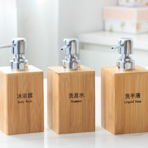 Bamboo Liquid Soap Dispenser