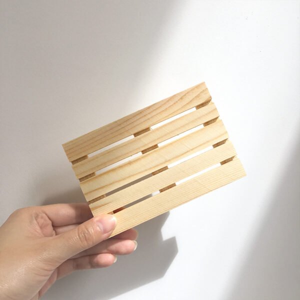 Ins Log Coaster Creative Insulation Pad Wooden Tray - Image 5