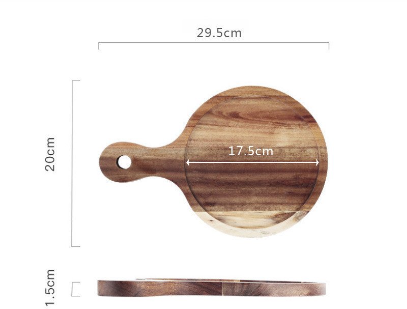 Premium Oval Acacia Wood Cheese Board with Slate Insert & Juice Groove 3 Premium Oval Acacia Wood Cheese Board with Slate Insert & Juice Groove - Image 3