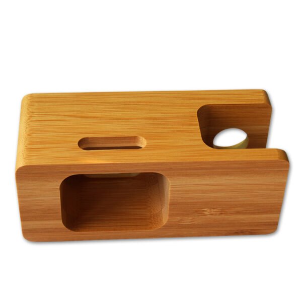 Watch bamboo stand smart phone stand lazy phone stand - Image 5