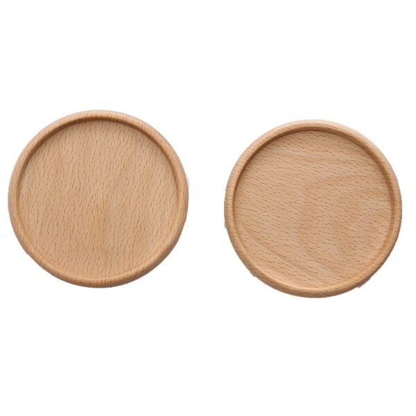 Wooden Coaster Creative Japanese Tea Ceremony Tea Cup Holder - Image 6