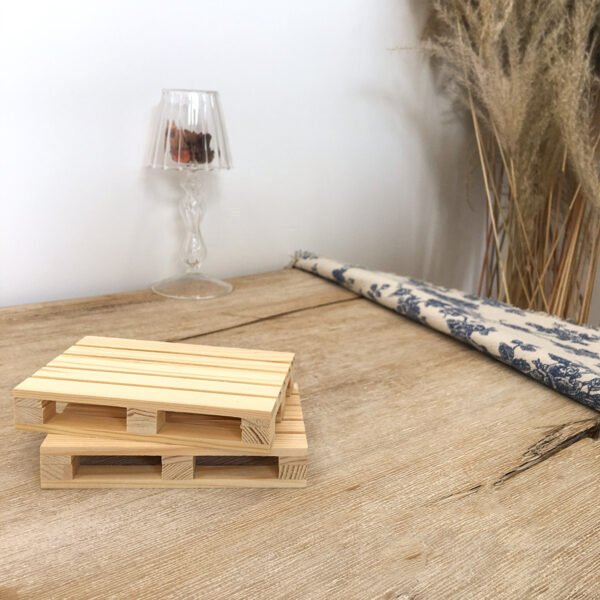 Ins Log Coaster Creative Insulation Pad Wooden Tray