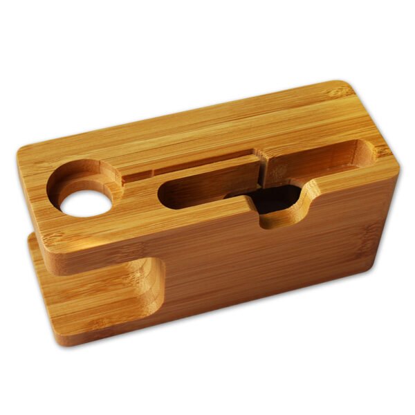 Watch bamboo stand smart phone stand lazy phone stand - Image 3