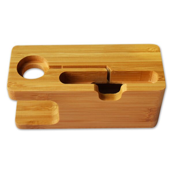 Watch bamboo stand smart phone stand lazy phone stand - Image 2