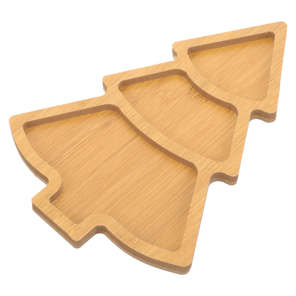 bamboo christmas tray