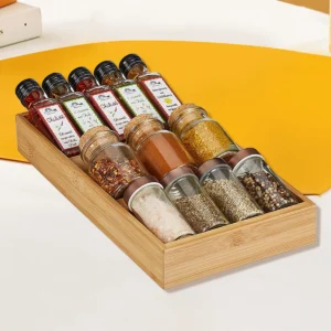 Bamboo Spice Rack Tray
