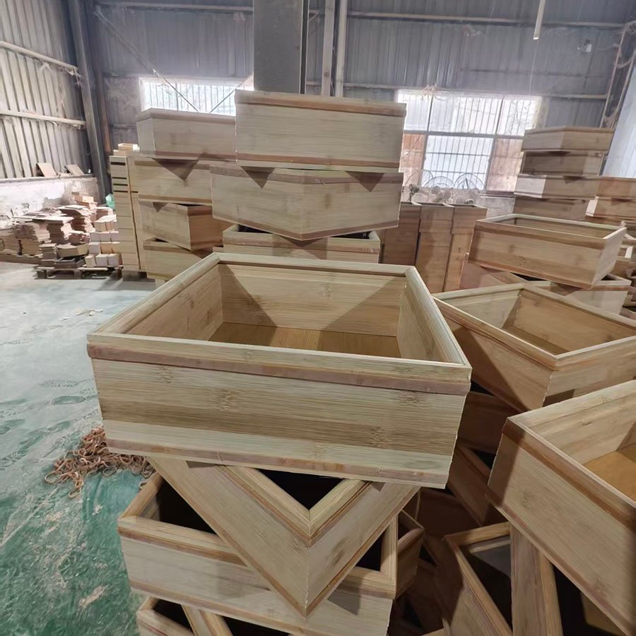 Bamboo export packaging wooden products factory