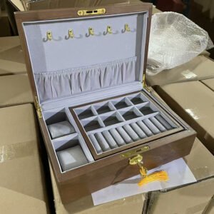 Home 20 Large Wooden Jewelry Box Organizer