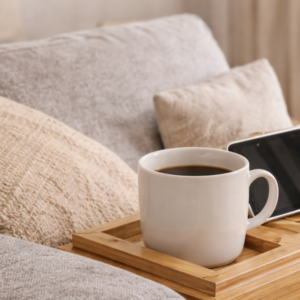 wooden sofa tray