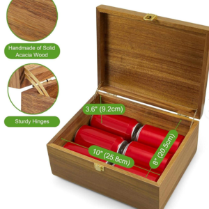 acacia wooden box