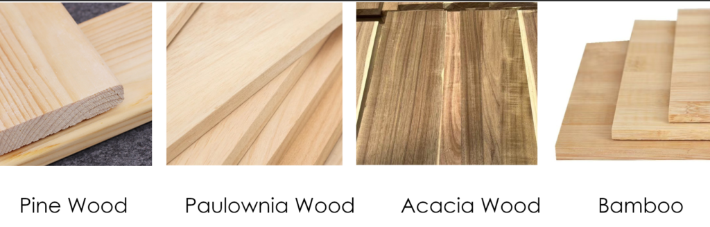 wooden storage box supplier offer different material