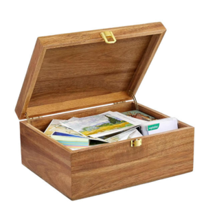 acacia wooden box