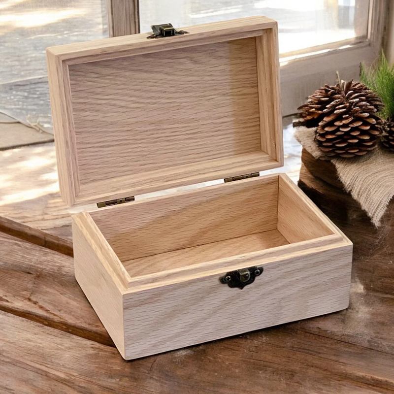 wooden keepsake box