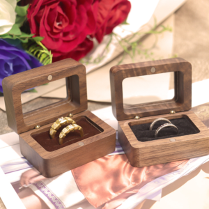 Home 25 Walnut Wood Ring Box