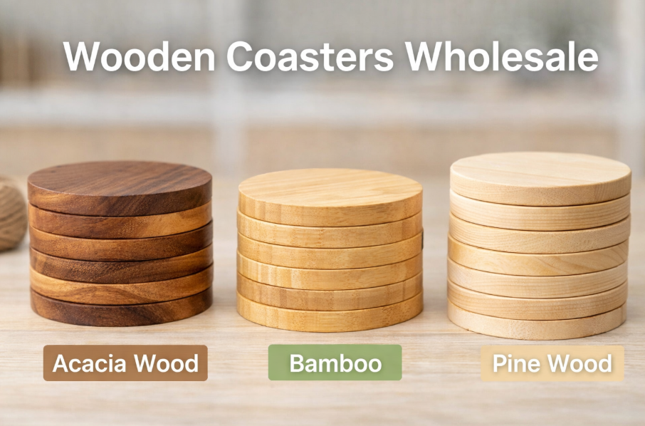 3 different solid coaster