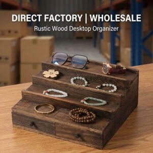 Wooden Tiered Display Stand Wholesale