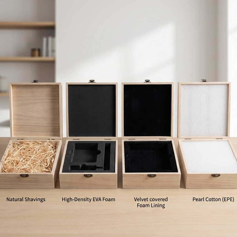 different insert in wooden