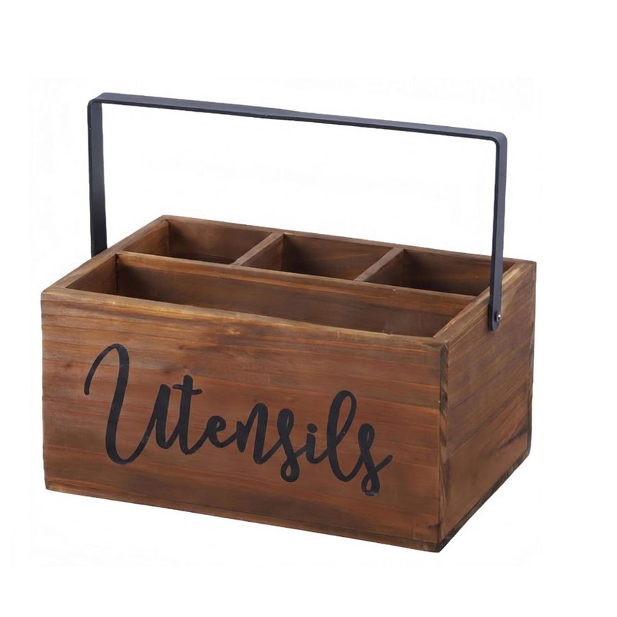 Fast 15-Day Global Dispatch Wooden Utensil Holder