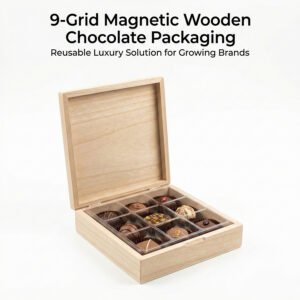 paulownia wooden chocolate box supplier