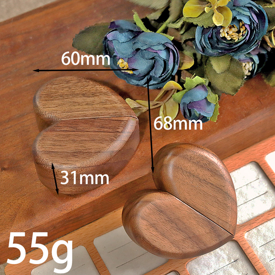 Walnut Wooden Ring Box Wholesale | Custom Jewelry Packaging Factory 1 luxury wooden ring box