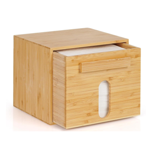 bamboo tissue box cover