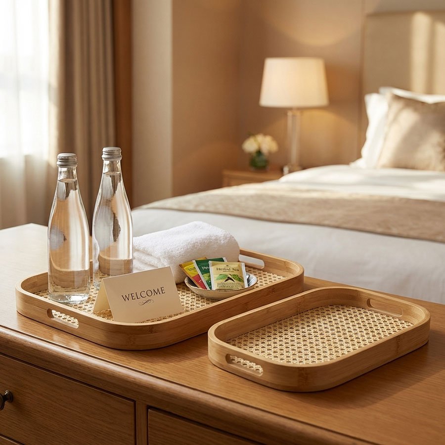 bamboo tray set wholesale