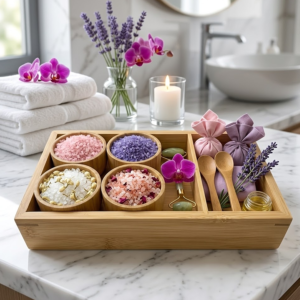 Home 31 bath salt gift set tray