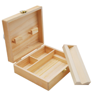 Home 27 wooden box with compartments