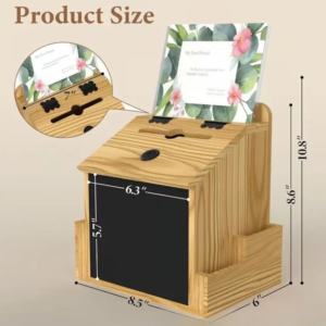 Home 29 wooden donation box