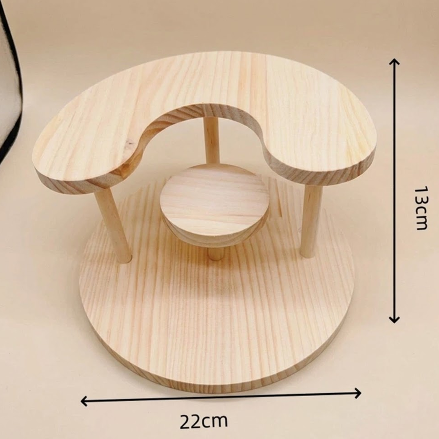 Custom Two-Tier Wooden Perfume Display Stand 14 wooden perfume display stand