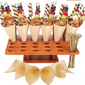 appetizer cone display stand set