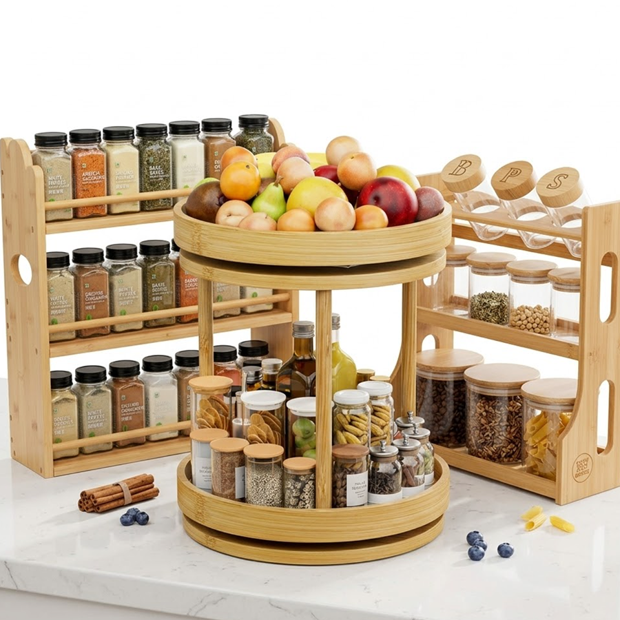 countertop spice rack