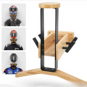 motorcycle helmet rack