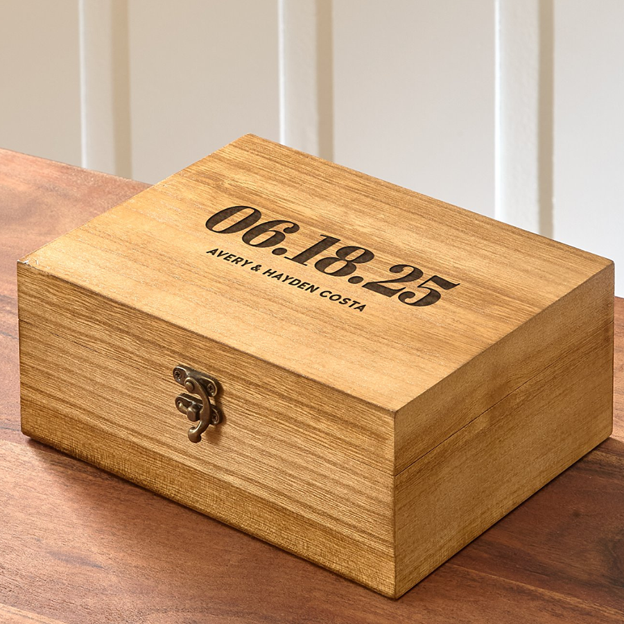Wooden Keepsake Box