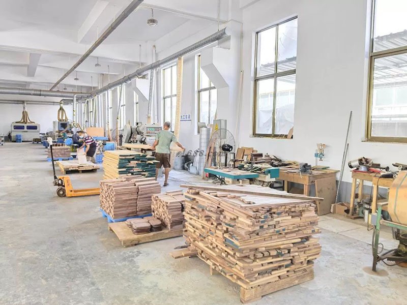 Wooden product production line