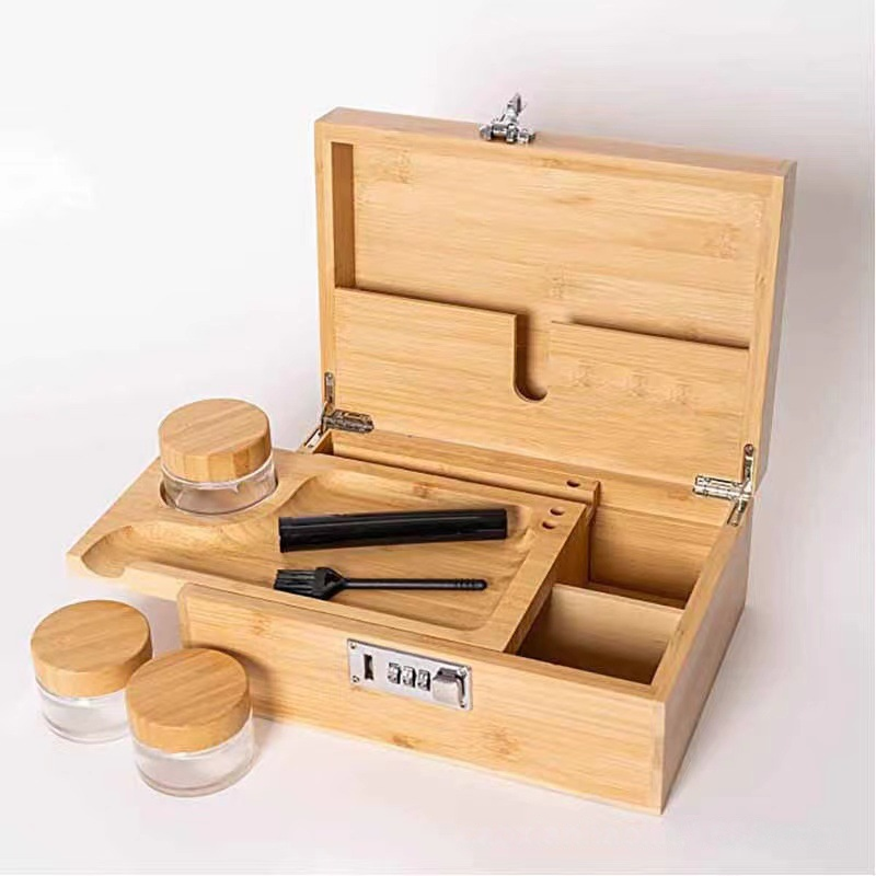 china made wooden stash box