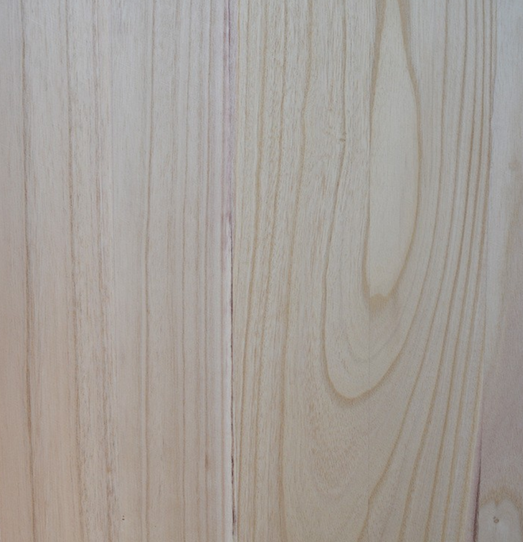 paulownia wood sample showing lightweight grain for storage box manufacturing
