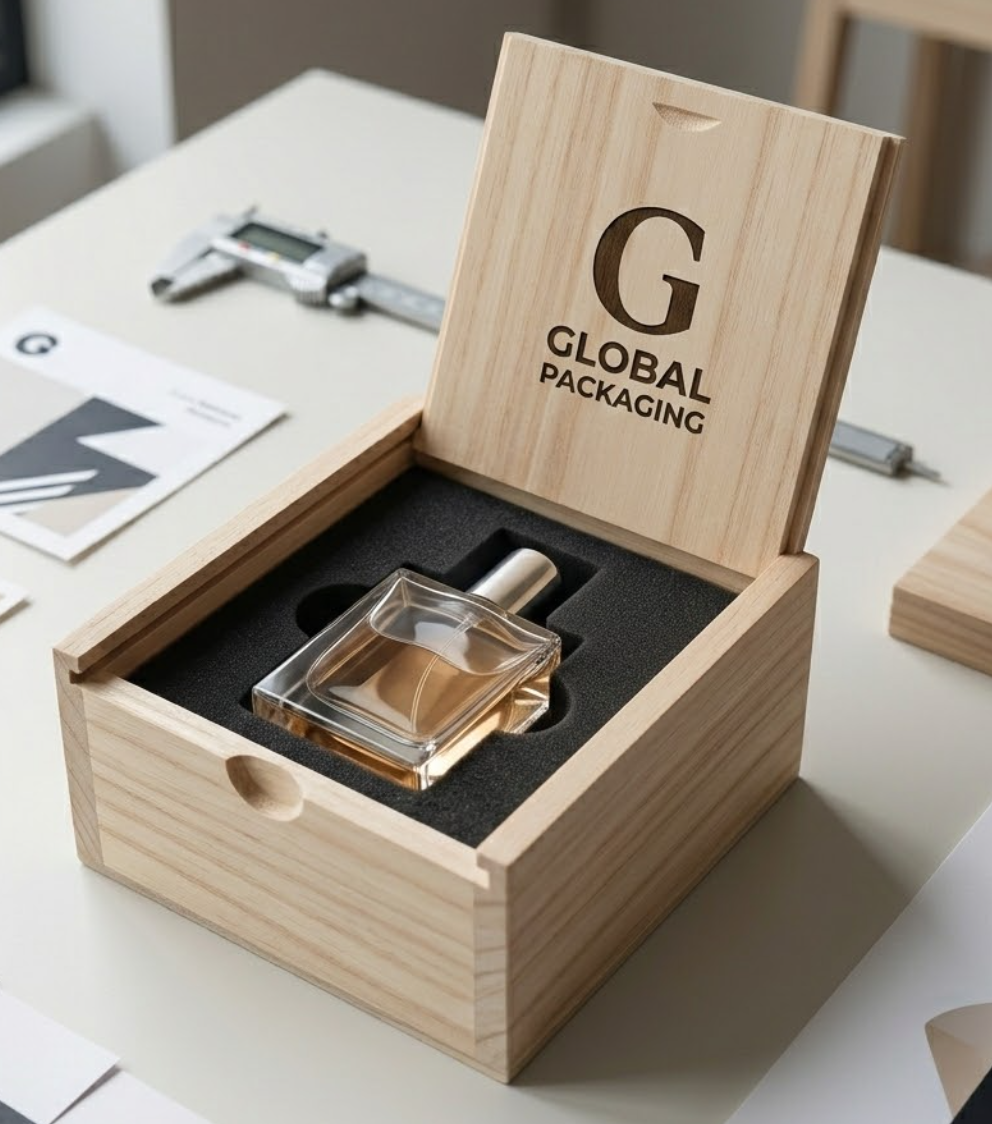 insert structure inside customized wooden gift box
