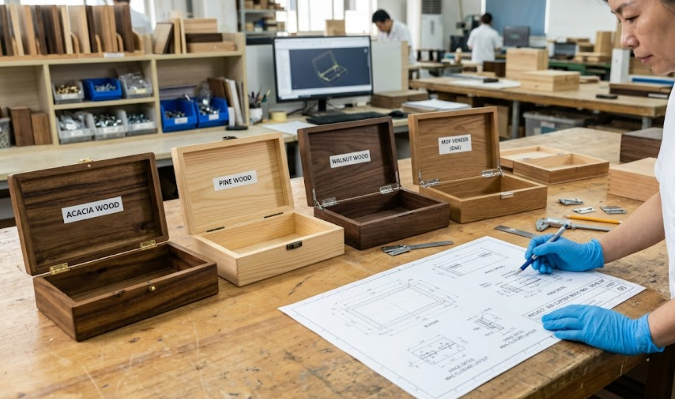 hinges magnets and closures for wooden boxes