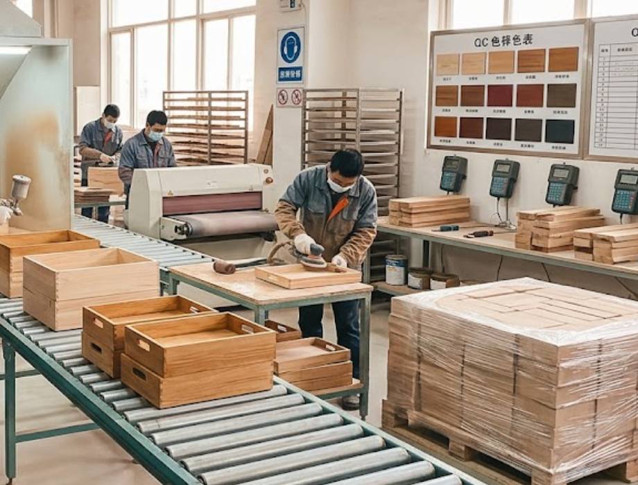 Custom wooden boxes